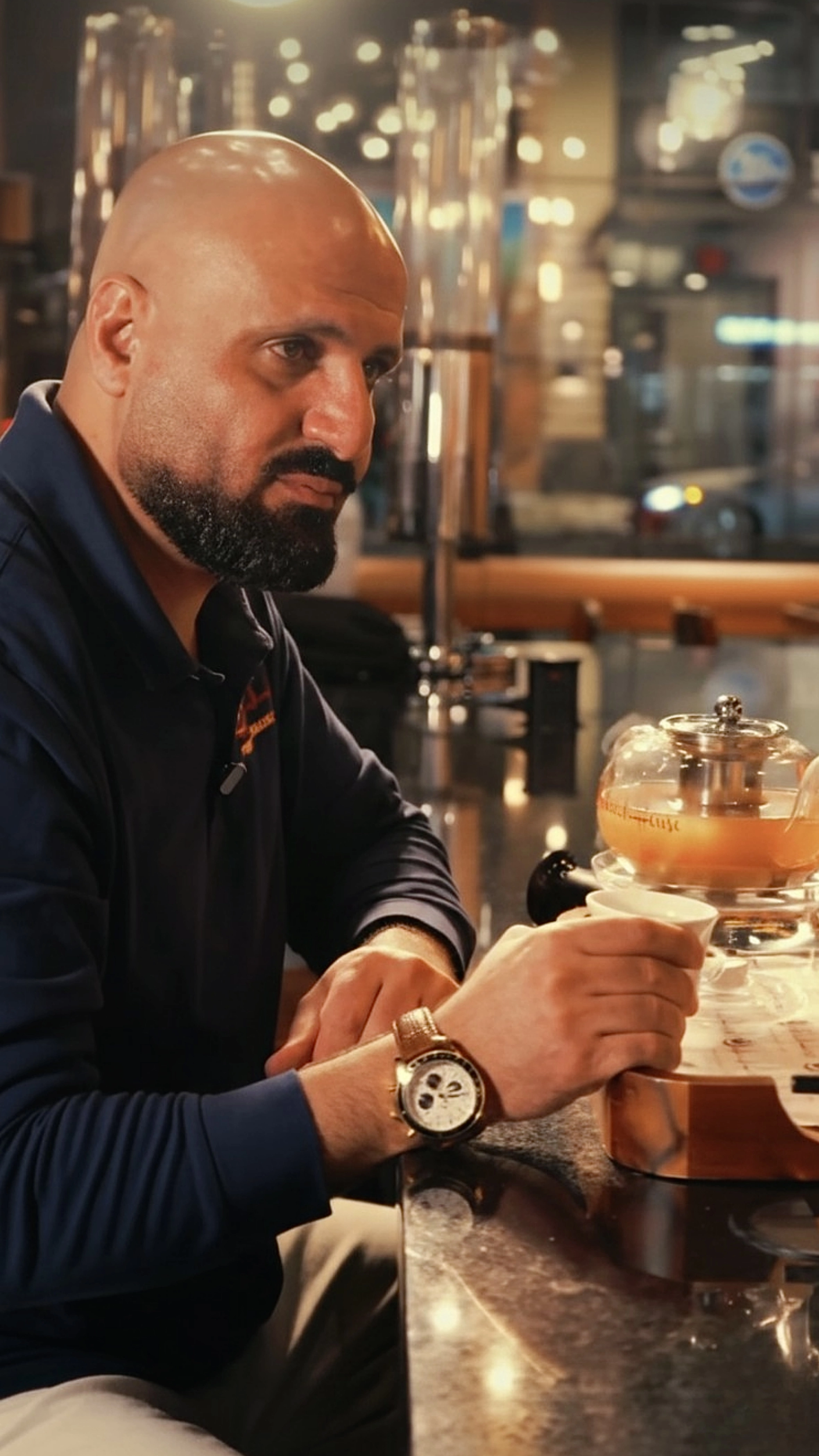 Ibrahim Hasbani at Qahwah House workshop